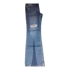 Free people distressed flare jeans size 28 euc